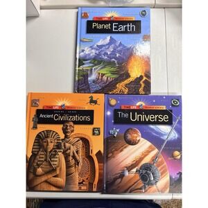 3 TIME LIFE Student Lib Books: Ancient Civilization , The Earth, and The Univers